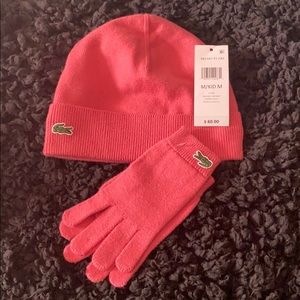 Hat and glove set